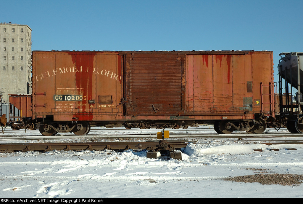 CC 102006, ex GM&O 40-ft Box Car